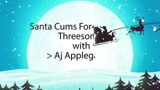 Christmas Threesome with Aj Applegate and Kelsi Monroe