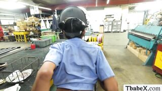 Our boss caught us having anal sex in the work