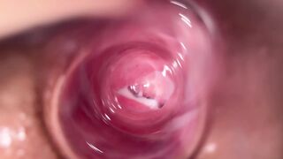 My stepsister show what is deep inside her teen creamy pussy