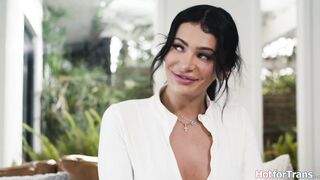 Ehm Victoria your shemale dick ripped through your leggings