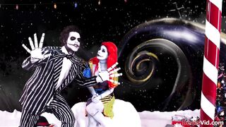 Sexy Joanna Angel in A nightmare before Christmas XXX parody