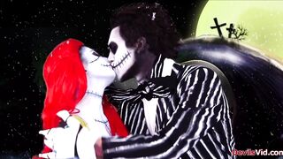 Sexy Joanna Angel in A nightmare before Christmas XXX parody