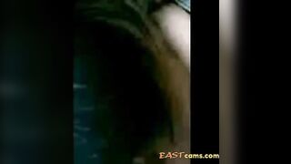 Asian Babe Outdoor Adventure on the Rocks