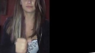 Teen Amateurs Give a Handjob - POV