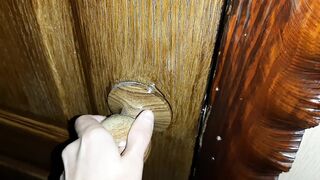 I'm catching on my stepsister masturbating in the toilet