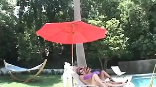 Insatiable slat babes hot threesome