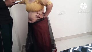 I fucked my bhabhi at home and she became very happy.