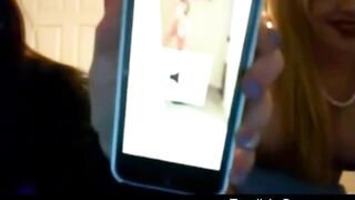 Amateur Softcore Pizza Dare on Webcam