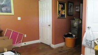 I make my slave smell my stinky rubber garden boots