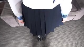 A Mature Man and a Girl in Uniform.