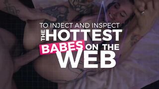 Inked Linda Lan Moans After Receiving Her Pussy Treament