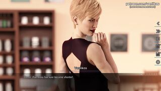 Dreams of Desire | Slutty short hair MILF in high heels seduced to suck cock in restaurant's bathroom | Part 8