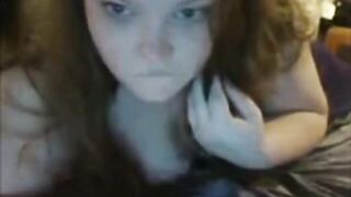 Redhead BBW on Webcam