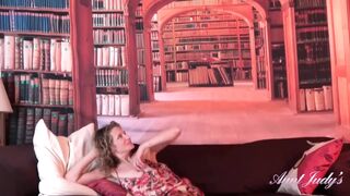 Auntjudys - 52yo Skinny Mature Amateur Tia Toys Her Mature Pussy for You