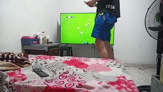 18 year old brunette big saggy tits from New York United States fucking her stepbrother's big dick ohorn