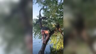 Outdoor toilet humiliation