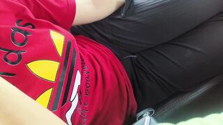 Girlfriend giving blowjob to her boyfriend in car sex in public