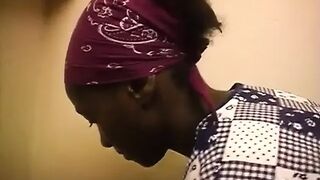 Horny Old Slut Has Sex with Her Black Cleaning Lady