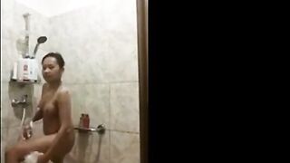 Lombok Love: Indonesian Babe in the Shower