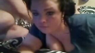 Big-Tit Amateur BBW Lesbians on Webcam