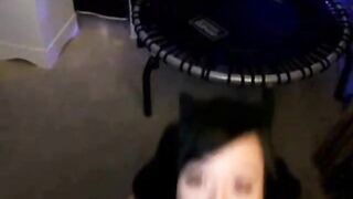 Adorable Asian Girl Plays with Dildo on Webcam