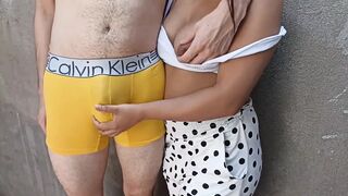 18 year old brunette big saggy tits from New York United States fucking her stepbrother's big dick part 14