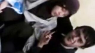 Arab Couple's Public Display of Affection in Indonesia