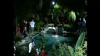 Wild orgy in the pool