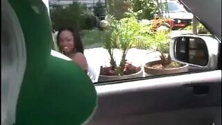 Ebony bitch in heat!