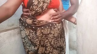 Village priyanka aunty outdoor blowjob
