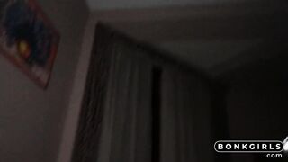 Blonde Teen Slut Takes on a Big Cock for Morning Orgasm