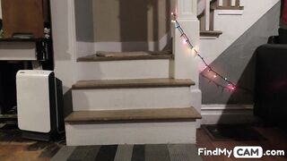 Naughty Elf's Surprise in Red