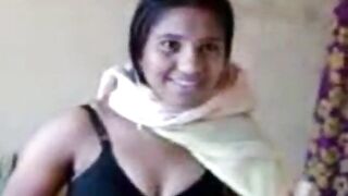 Indian Girl With Big Tits Tries On Clothes