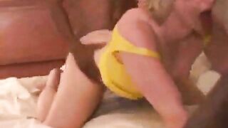 Black Gangbang Facial, But She Still Needs to Masturbate