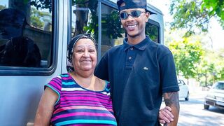 Fat 72 Years Old Mature Picked up for Anal