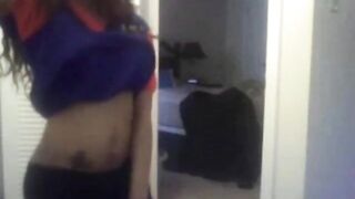 Ebony Amateur with Big Tits on Webcam
