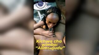 Skinny Kenyan Girl Cheating on Sugar Dad with Random Guy