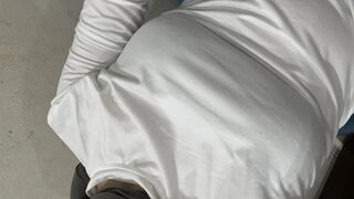 B.J. is the boss at home while his wife is at work.