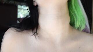 BigTittyGothEgg's Solo Toy Orgasm on Webcam