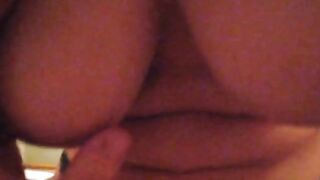 My girl plays with my nipples