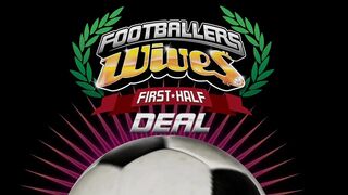 Brunette floozie in football referee uniform has pussy-bumping action with pretty blonde