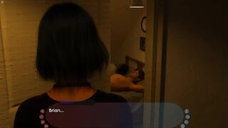 Horny 18 Year Old Stepdaughter Giving Me Deepthroat Blowjob Next To Her Stepmom