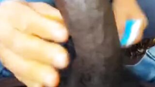 My friend's big black cock