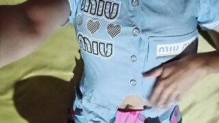 COLOMBIAN SHOWS OFF HER BIG TITS IN VIDEO CALL WITH HER STEPDAD