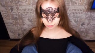 Brunette Babe Gives POV Blowjob & Handjob