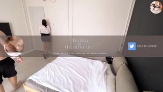 Amateur wife comes back from work to horny husband