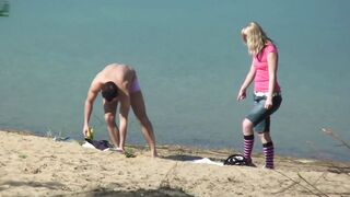 Blonde and Her Man Get Filmed Fucking