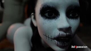 Alloween Orgy on the Bare Ground - Pumpkin Patch Pleasure: a Secret Orgy in the Graveyard