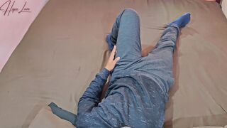 Hot Malaysian Stepsister Helps Stepbro to Release Stress From Work