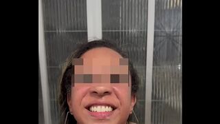 Approaching strangers twice...first in the mall bathroom and then in the subway block: two blowjobs, two fucks without a condom!